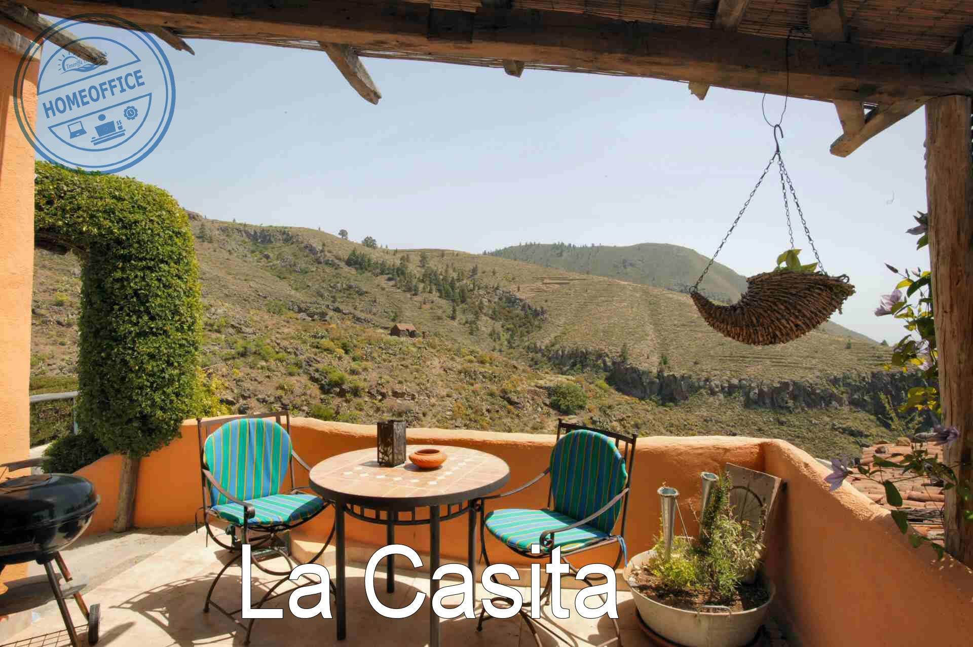 Teneriffa Ferienhaus La Casita Terrasse