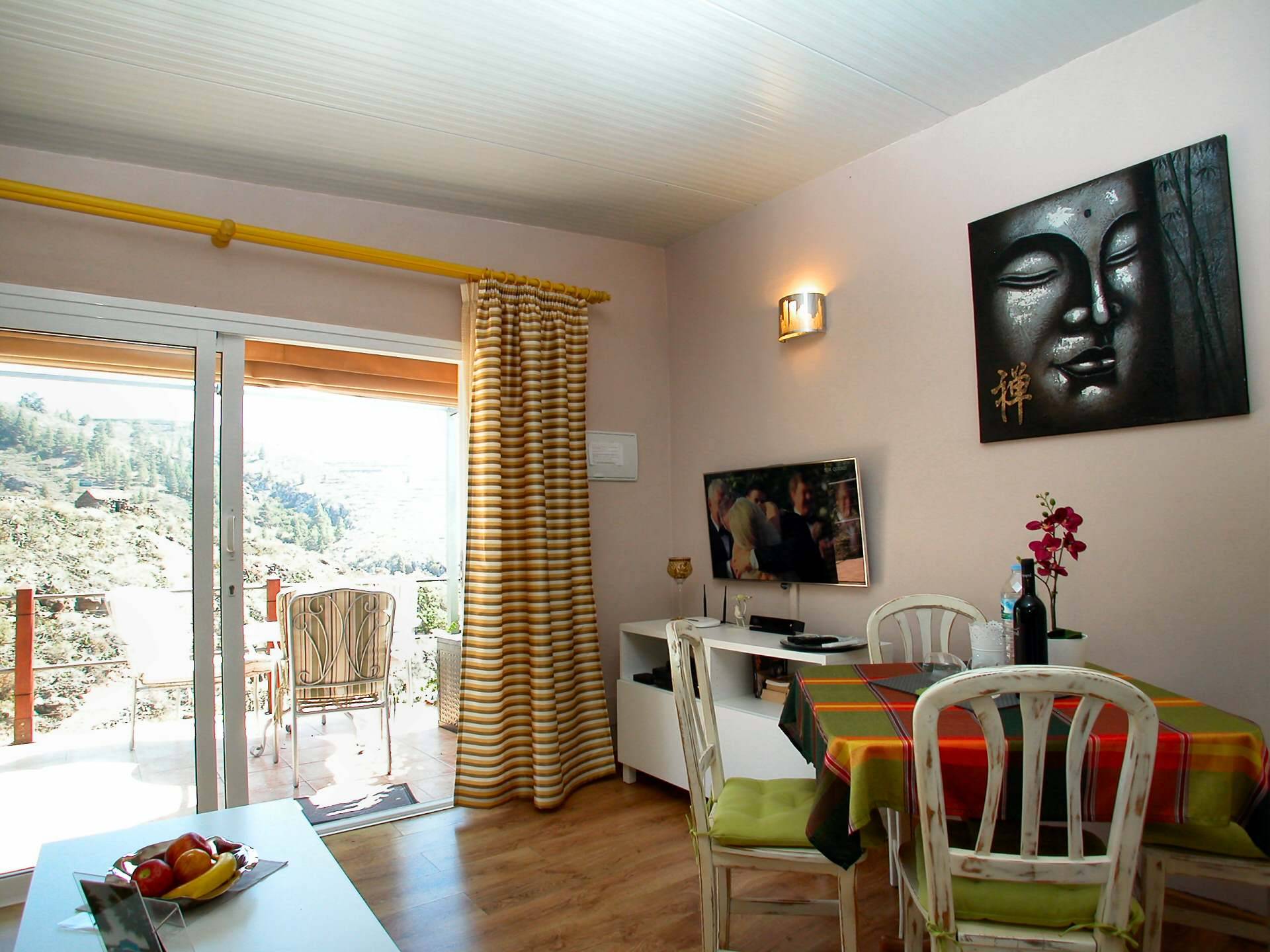 Teneriffa Ferienhaus La Casita Wohnzimmer